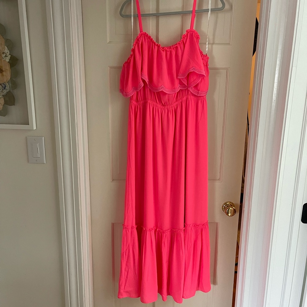 Lilly Pulitzer pink maxi dress - XL